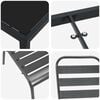 vidaXL Conjunto de Comedor de Jard&iacute;n 5 pcs Antracita