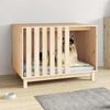 vidaXL Caseta para perros madera maciza de pino 100x70x72 cm