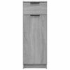vidaXL Armario de baño madera contrachapada gris Sonoma 32x34x90 cm