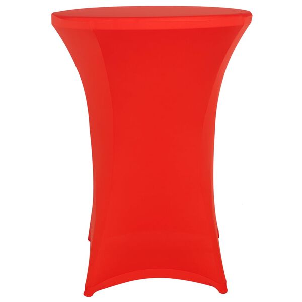 Perel Mantel para mesa de c&oacute;ctel rojo