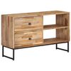 vidaXL Mueble para TV de madera de teca reciclada 90x30x55 cm