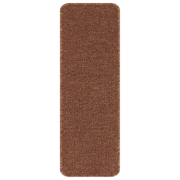 vidaXL Alfombrillas Antideslizantes para Escalera 15 pcs Amarillo