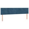 vidaXL Cama box spring con colch&oacute;n terciopelo azul oscuro 160x200 cm