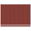 vidaXL Toldo manual retráctil naranja y marrón 450x300 cm