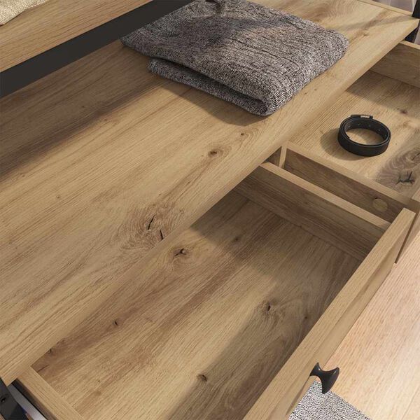 vidaXL Armario Roble artisan 89 x 39 x 184.5 cm Madera contrachapada