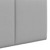 vidaXL Cabecera Colgante Rayado Gris Nube 210 x 55 x 5 cm tela