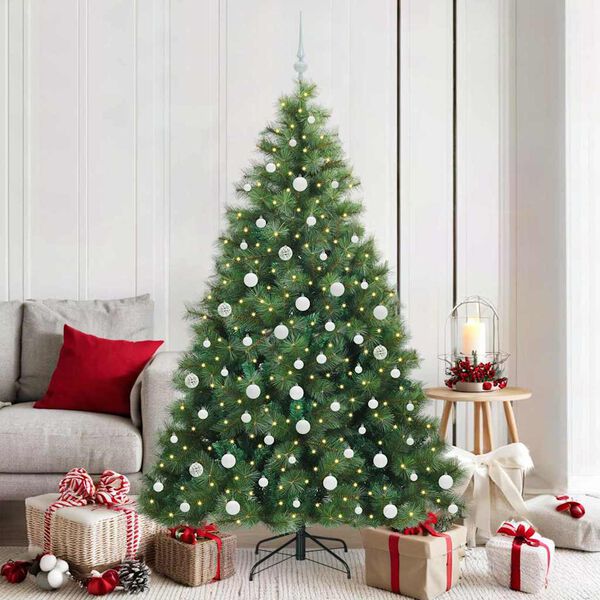 vidaXL &Aacute;rbol de Navidad artificial con 300 LED Verde 180 cm PE y PVC