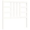 vidaXL Estructura cama sin colch&oacute;n madera maciza pino blanca 100x200cm
