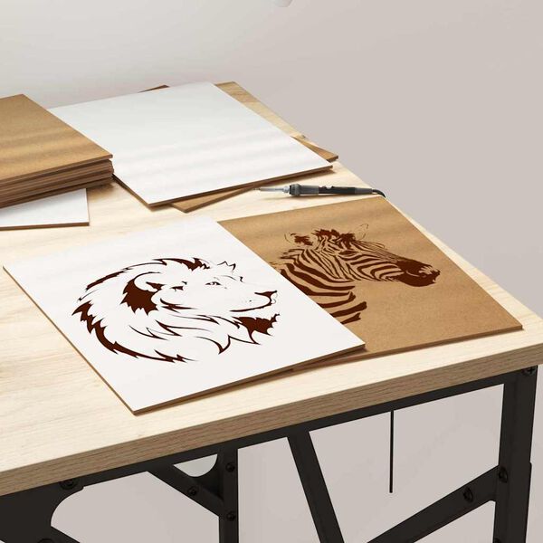 vidaXL Paneles Decorativos 12 pcs Blanco 21 x 30 x 0.3 cm