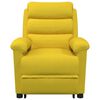 vidaXL Sill&oacute;n de masaje elevable terciopelo amarillo