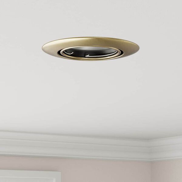 vidaXL Spotlights con focos 6 pcs Latón 9 x 9 cm Metal