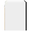 vidaXL Mueble colgante con puerta 2 pcs Roble Negro 40 x 31 x 40 cm
