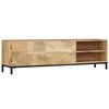 vidaXL Mueble de TV de madera maciza de mango 145x30x41 cm
