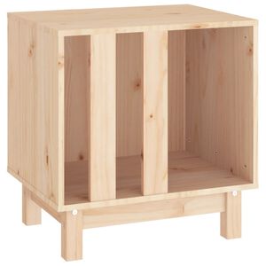 vidaXL Caseta para perros madera maciza de pino 50x40x52 cm