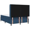 vidaXL Cama tipo Box Spring con colch&oacute;n Azul 140 x 190 cm tela