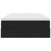 vidaXL Cama con almacenamiento y colch&oacute;n Negro 120 x 190 cm Terciopelo