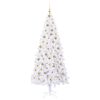 vidaXL &Aacute;rbol de Navidad artificial con 300 LED 210 cm PVC y Acero