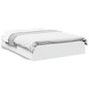 vidaXL Cama con cajones madera de ingenier&iacute;a blanco 135x190 cm