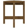 vidaXL Mesa de centro de madera maciza de pino marr&oacute;n miel &Oslash;42,5x45 cm