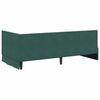 vidaXL Estructura de Cama Esquina con Colchón 2 pcs Verde Terciopelo
