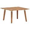 vidaXL Mesa de centro de jard&iacute;n madera maciza de acacia 60x60x36 cm
