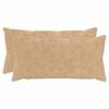 vidaXL Funda de almohada 2 uds. HEERLEN Crema 40 x 80 cm
