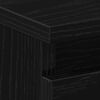 vidaXL Armario de Noche con cajón Roble Negro 40 x 35 x 62,5 cm