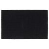 vidaXL Felpudo de fibra de coco negro 50x80 cm
