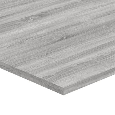 vidaXL Estantes pared 4 uds madera ingeniería gris Sonoma 100x50x1,5cm