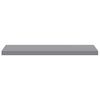 vidaXL Estantes flotantes de pared 4 uds MDF gris 90x23,5x3,8 cm