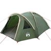 vidaXL Carpa de c&uacute;pula 4 personas 308 x 268 x 130 cm Verde tafet&aacute;n