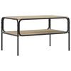 vidaXL Mesa lateral Roble Sonoma 100 x 50 x 46 cm Madera de ingenier&iacute;a