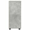vidaXL Gabinete de Ba&ntilde;o con puerta Gris Concreto 60 x 35 x 80 cm