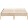 vidaXL Estructura de cama sin colch&oacute;n madera de pino maciza 120x200 cm