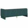 vidaXL Estructura de cama en esquina Verde oscuro 80 x 200 cm tela