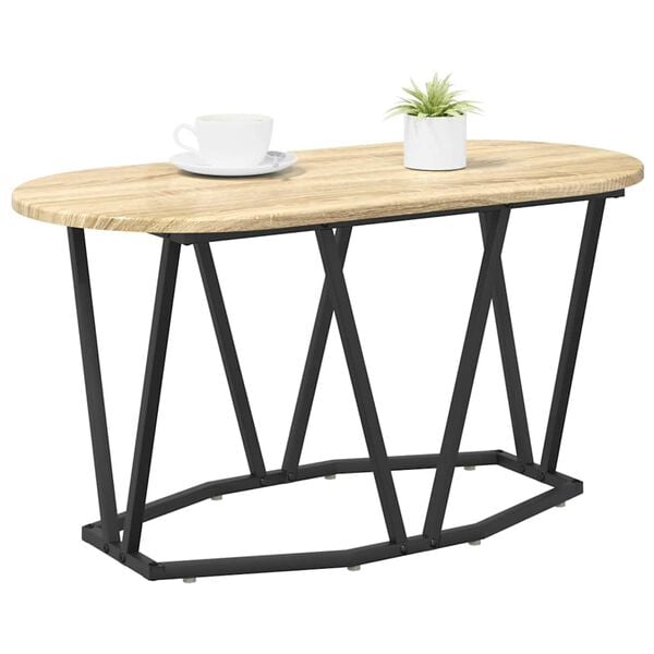 vidaXL Mesa de Caf&eacute; Roble Sonoma 80 x 40 x 40.5 cm