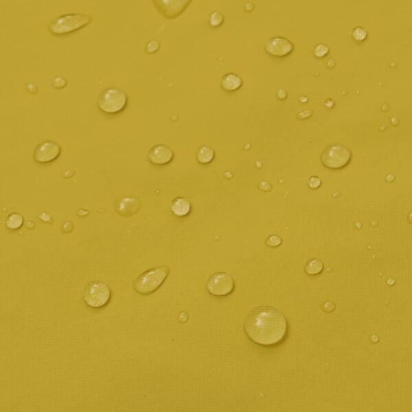 vidaXL Chubasquero impermeable largo con capucha talla XL amarillo