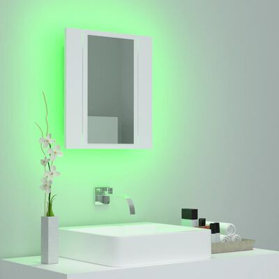 Armario baño con luz y espejo