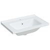 vidaXL Lavabo de ba&ntilde;o rectangular cer&aacute;mica blanco 71x48x19,5 cm