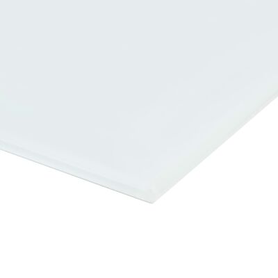 vidaXL Pizarra magnética de pared blanca vidrio 60x40 cm