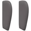 vidaXL Oreja de cabecero Gris Tenue PVC