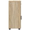 vidaXL Gabinete de Ba&ntilde;o con caj&oacute;n Roble Sonoma 30 x 35 x 80 cm