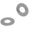 vidaXL Arandelas 2 uds. Plateado 16 x 16 x 1,5 cm Hierro
