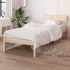 vidaXL Estructura de cama sin colchón madera maciza 90x200 cm