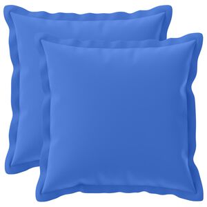 vidaXL Funda de almohada 2 uds. HOUTEN Azul Royal 30 x 30 cm Poli&eacute;ster