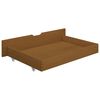 vidaXL Estructura de cama 4 cajones madera pino marr&oacute;n miel 140x200 cm
