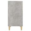 vidaXL Aparador de madera contrachapada gris hormig&oacute;n 57x35x70 cm