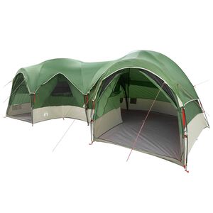 vidaXL Tienda Familiar con cubierta impermeable 5 personas Verde