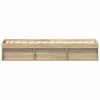 vidaXL Estructura de cama roble Sonoma 100x200 cm