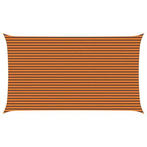 vidaXL Toldo Vela de Sombra Naranja y Marr&oacute;n 7 x 4 m